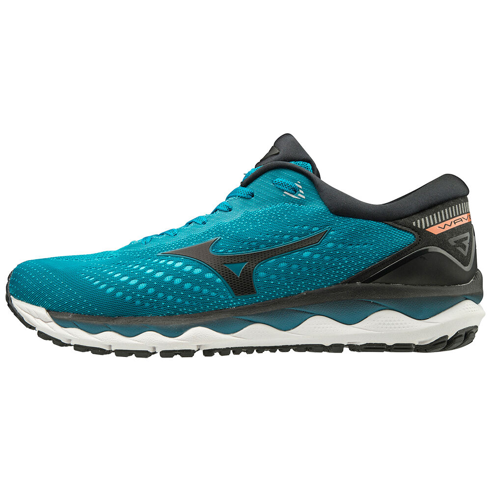 Scarpe Running Mizuno WAVE SKY 3 Uomo - Blu/Nere - 68902-UGMK